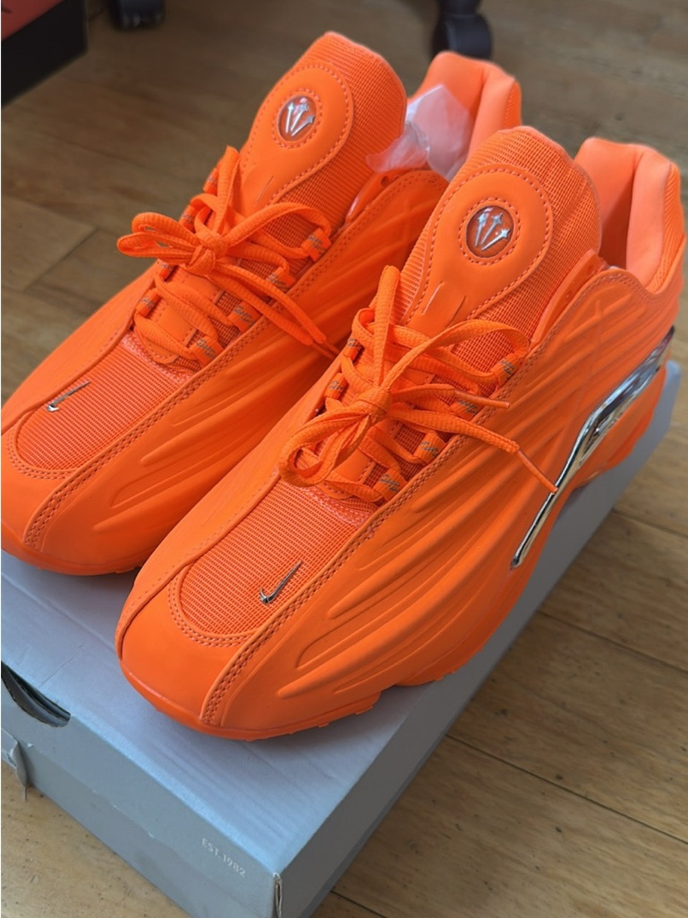 Nocta Nike Hot Step II Sneakers with Silver Accent